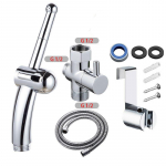 K&auml;eshoitav bidee pihusti tualettruumi t&auml;iustatud bidee kinnitusega koos t&auml;ppisjuhtimisjoaga pihustiga ergonoomiline k&auml;eshoitav bidee Eu regulations