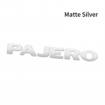 Auto metallist PAJERO Embleemi jaoks Auto Stiil 3D M&auml;rgi Kirjad Kleebised Pagasiruumi kleebised Tarvikud L&auml;ikiv must