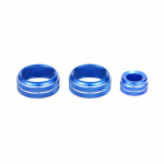 3 tk kliimaseadme nupud helitugevuse reguleerimisnupu ringi kaunistusr&otilde;nga kate BMW 1 2 3 4 seeria F30 F34 F46 GT X1 F47 13-18 jaoks sinine