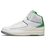 Air Jordan 2 Retro Lucky Green meeste tossud valge puri hele-terasest hall DR8884-103 41