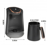 600 W automaatne T&uuml;rgi kohvimasin elektrikann, kaasaskantav reisiveekeetja kohvimasin pump auru-kohvimasin