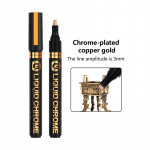 Galvaniseeritud peegli markerpliiats DIY peegeldavad v&auml;rvipliiatsid K&auml;sitsi parandatav kroomitud veekindel rehvi keraamiline parandusv&auml;rv 1mm/2mm/3mm 3.0mm