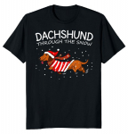 Taks Christmas Snow Dog Unisex T-s&auml;rk S