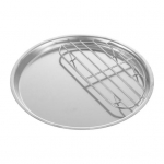 Kasulik libisemisvastane toiduhoidla Kuldse v&auml;rviga 304 roostevabast terasest suupistetaldrik magustoidu s&ouml;&ouml;gitaldrik s&ouml;&ouml;gitoa &otilde;htus&ouml;&ouml;gitaldrik 18cm h&otilde;be