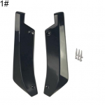 2 tk universaalne auto huulespoiler tagumise kaitseraua jaoturi difuusori kriimustuskaitse 1#