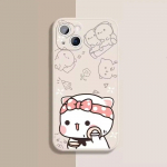 Animatsioon Mood Pehme Armas telefon Iphone XS 7 Plus 6 14 Max X 12 13 11 6s 8 Mini Pro XR Silikoon Silikoon TPU sirge pehme &uuml;mbrise kate 13pro Max for Iphone varre v&auml;rv