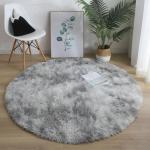 &Uuml;mmargune pl&uuml;&uuml;sis vaip elutuppa libisemisvastane kohev suure pindalaga matt T&uuml;drukute magamistoa dekoratiivne p&otilde;randamatt Moodne kodu pehme pl&uuml;&uuml;sis vaip 120CM 2XL