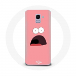 &Uuml;mbris Samsung Galaxy A6 2018 Patrick Star Spongebob Squarepants Pink jaoks