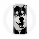 &Uuml;mbris Samsung Galaxy S8 Plus Siberian Husky Blue Eyes jaoks