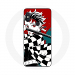 &Uuml;mbris Xiaomi Redmi Note 5 AI kahe kaameraga Tanjiro Demon Slayer Kimetsu no Yaiba Anime jaoks