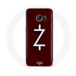 &Uuml;mbris Samsung Galaxy S7 Ozark Season 4 Logo Z jaoks, valge punane taust valge