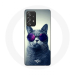 Coque pour Samsung Galaxy A33 5G Chat lunettes Style