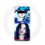 Coque pour Samsung Galaxy S10 Blackpink Groupe K-pop Filles Lisa et Jisoo Lovesick girls poster the album