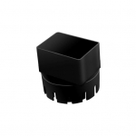 Allavoolutoru adapter Universaalne lihtne paigaldus Parandage vee &auml;ravoolu Plastikust vihmaveerenni ja &auml;ravoolutoru pikendus&uuml;henduse &uuml;hendus S must