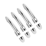 for Renault Scenic 2 Ii 2003 2004 2005 2006 2007 2008 2009 Chrome Door Handle Catch Cover Trim Cap Auto Accessories white