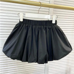 WTEMPO K&otilde;rge v&ouml;&ouml;kohaga A-joonega laia s&auml;&auml;rega l&uuml;hikesed p&uuml;ksid naiste suvised kolmem&otilde;&otilde;tmelised lillepungad, puhv, lahtised Bloomer seelikud l&uuml;hikesed p&uuml;ksid S must