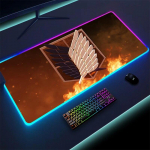 R&uuml;nnak Titani hiirematile koos RGB-s&uuml;learvuti matiga Laua vaibaga M&auml;ngijatarvikud Klaviatuur Arvuti Laud Lauaplaat Hiirepadi Mausepad S-350X250X3MM(SMALL)