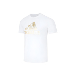 Adidas Suure Logotr&uuml;kiga Vabaaja &Uuml;mmarguse Kaelusega L&uuml;hikeste Varrukatega T-s&auml;rk Meestele Valge HG2179 L white