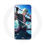Coque Samsung Galaxy A10 One Piece Roronoa Zoro ep&eacute;e manga anime