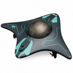 Mini WIFI-kaugjuhtimispuldi paadirakendus, mida juhitakse kuue lingiga reaalajas edastusega veealune kaamera must