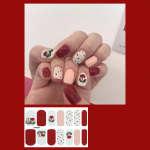 14 tk/leht Pealekleebitavad k&uuml;&uuml;ned Joonistusfilm Puuvili K&uuml;&uuml;nekleepsud Viimistletud Manik&uuml;&uuml;r Kiire K&uuml;&uuml;s 01