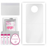 apgo Ultra Clear Protective Skin Sticker for the back compatible with Nokia X10, Wrap Film, Hydrogel Film, Flexible, Soft TPU with positioning layer e