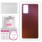 apgo skin sticker film foil vinyl for the BACK compatible with Samsung Galaxy Note 20, scratch-resistant, easy to install - Carbon Chameleon CAKA5