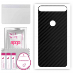 apgo Protective Skin Sticker for the back compatible with Huawei Nexus 6P, Wrap Film, Foil, Vinyl - Pattern Carbon Black