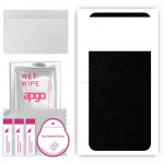 apgo Protective Skin Sticker for the back compatible with Xiaomi Redmi Note 11R, Wrap Film, Foil, Vinyl - Pattern Matte Black