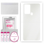 apgo Protective Skin Sticker for the back compatible with Oukitel C33, Wrap Film, Foil, Vinyl - Pattern Matte Transparent