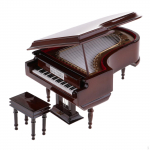 Model Assembly Muusikaline modelleerimine Creative Music Box tiibklaver s&uuml;nnip&auml;evaks kaunistuseks pruun