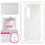 apgo Protective Skin Sticker for the back+sides compatible with Oppo Find X2 Pro, Full Wrap Film, Foil, Vinyl - Pattern Matte Transparent