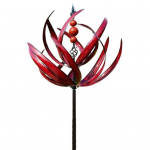 Lilletuulekeeraja vaiakaunistus Ilmastikukindel v&auml;liaed &otilde;ue veranda muru p&ouml;&ouml;rlev metallist vurri jahvatatud naelakaunistus j&otilde;ulukink sinine