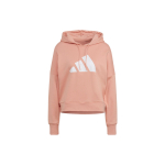 Adidas Essential logoga kapuuts, pikkade varrukatega naiste topid, roosad H24082 S beige