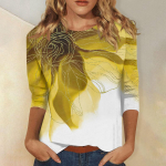 Naistele m&otilde;eldud 3/4 varrukatega s&auml;rgid, armsad graafilised t-s&auml;rgid, pluusid, vabaaja suuremad topid Pullover L sinine