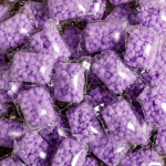 5 pakki v&auml;ikeste osakestega pesul&otilde;hna helmeid kauap&uuml;sivad l&otilde;hnaga pesuhelmed Lavender scent