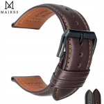 Kellarihm Kuum M&uuml;&uuml;k 1tk Mood Mehed Naised 18mm 20mm 22mm 24mm Lehma Nahast Rihm Must &Auml;rikellarihm Universaalne 18mm