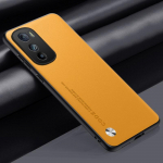 Luksuslik PU-nahast &uuml;mbris Motorola Moto Edge 30 Pro tagakaanele, matt silikoonist kaitse&uuml;mbris Motorola Edge 30 5G jaoks For Moto Edge 30 Pro kollane