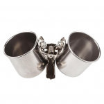 Roostevabast terasest klambriga papagoi s&ouml;&ouml;tja veekauss, n&auml;rimisvastane lihtne S