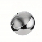 1 tk roostevabast terasest kaldus suukauss Hot Pot Shop kastmekauss Iseteenindus maitseaine pott V&uuml;rtsikas kuuma pott kauss maitseaine v&auml;ike kauss No base with cover h&otilde;be