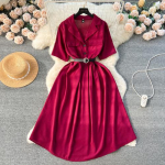 Naistele m&otilde;eldud kleit &Uuml;hev&auml;rviline A-jooneline t&auml;navariided Naistele m&otilde;eldud Prantsuse &scaron;ikk Vestidos De Mujer v&ouml;&ouml;ga naiste kleidid One Size ingver