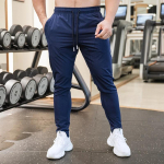 Ice Silk dressip&uuml;ksid meeste suvised &uuml;li&otilde;hukesed jahutavad Dry Fit spordip&uuml;ksid jooksvad hingavad p&uuml;ksid vabaaja spordijalg XL tumesinine v&auml;rv