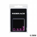 RIDERACE 5 TK kahe-/&uuml;hekordse jalgratta ketir&otilde;nga poldid CNC alumiiniumsulamist 7075 M8 6,5 mm 8,5 mm maantee MTB jalgratta v&auml;ntkomplekti poltide ja mutritega
