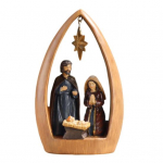 P&uuml;ha perekond Vaigust kujuke, Kristuse s&uuml;ndimise advendikuju Joosep Neitsi Maarja Jeesuse S&uuml;nd skulptuur Kodukontor T&ouml;&ouml;laua kaunistus Ornament valge