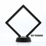 Bitcoini lainepapist metallist m&auml;lestusm&uuml;ndiv&ouml;&ouml; vitriin 90*90mm must
