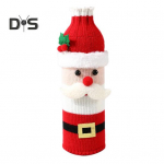 Veinipudeli varrukas J&otilde;uluvana Lumememm P&otilde;hjap&otilde;dra disain Pudeli varrukas Kootud Dekoratsioon Veinipudelid Kampsun lauakaunistuseks Xmas Santa Claus