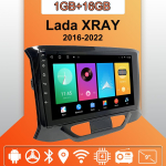 Android Carplay Autoraadio Lada XRAY 2016-2022 jaoks Multimeediapleier Peak Unit Stereo GPS-navigatsioon BT WIFI 2+32GB 1+16GB orange
