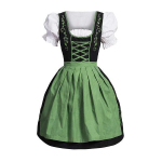 Saksa &otilde;lle suures suuruses naiste Dirndl kleit Oktoberfest Colker kost&uuml;&uuml;mid XXXXL
