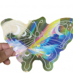 Aknakleebis Vibrant Rainbow Window Clings Eemaldatav korduvkasutatav p&auml;ikesep&uuml;&uuml;dja ​​kleebis J