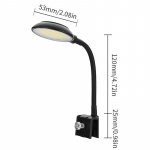 Akvaariumi minivalgus LED-akvaariumi klambriga lamp USB-valgustit&otilde;lvik suure heledusega &uuml;mmargune vesimuru SZD-Y400B